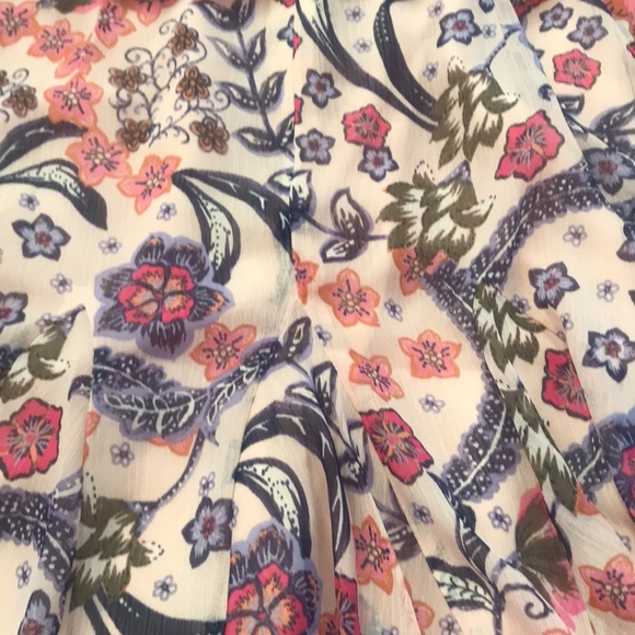 🌸NEW🌸 Ann Taylor Loft Pink Flower Dress - Picture 13 of 15